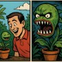 carnivorous plant meme template