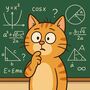 Create your own cat and maths meme template online