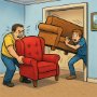 furniture swap meme template