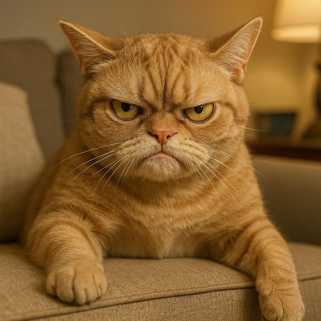 Angry cat - Meme Generator | TextBeLike.com