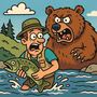 Man fishing meme