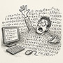 Create your own programmer drowning in code meme template online