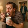 Create your own roommate ice cream meme template online
