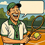 Create your own tennis coaching meme template online