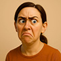 Unhappy expression meme